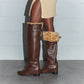 Tull Long Boots Brown