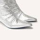 Byul Ankle Boots Silver