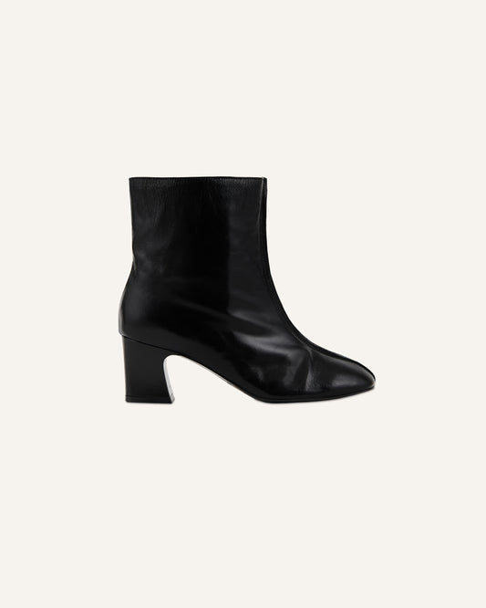 Round Chunky Boots Black