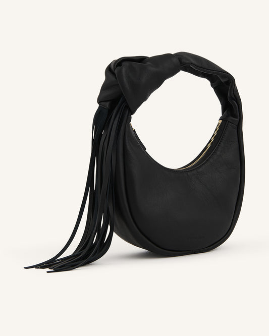 Mini Tassel Dal Bag Black