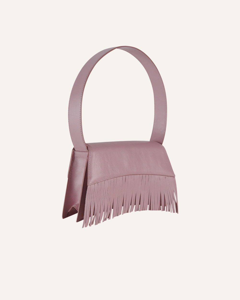 Fringed Shoulder Bag Pink
