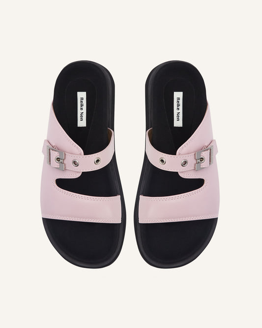 Buckle Sandals Pink