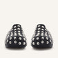 Studded Leather Clogs