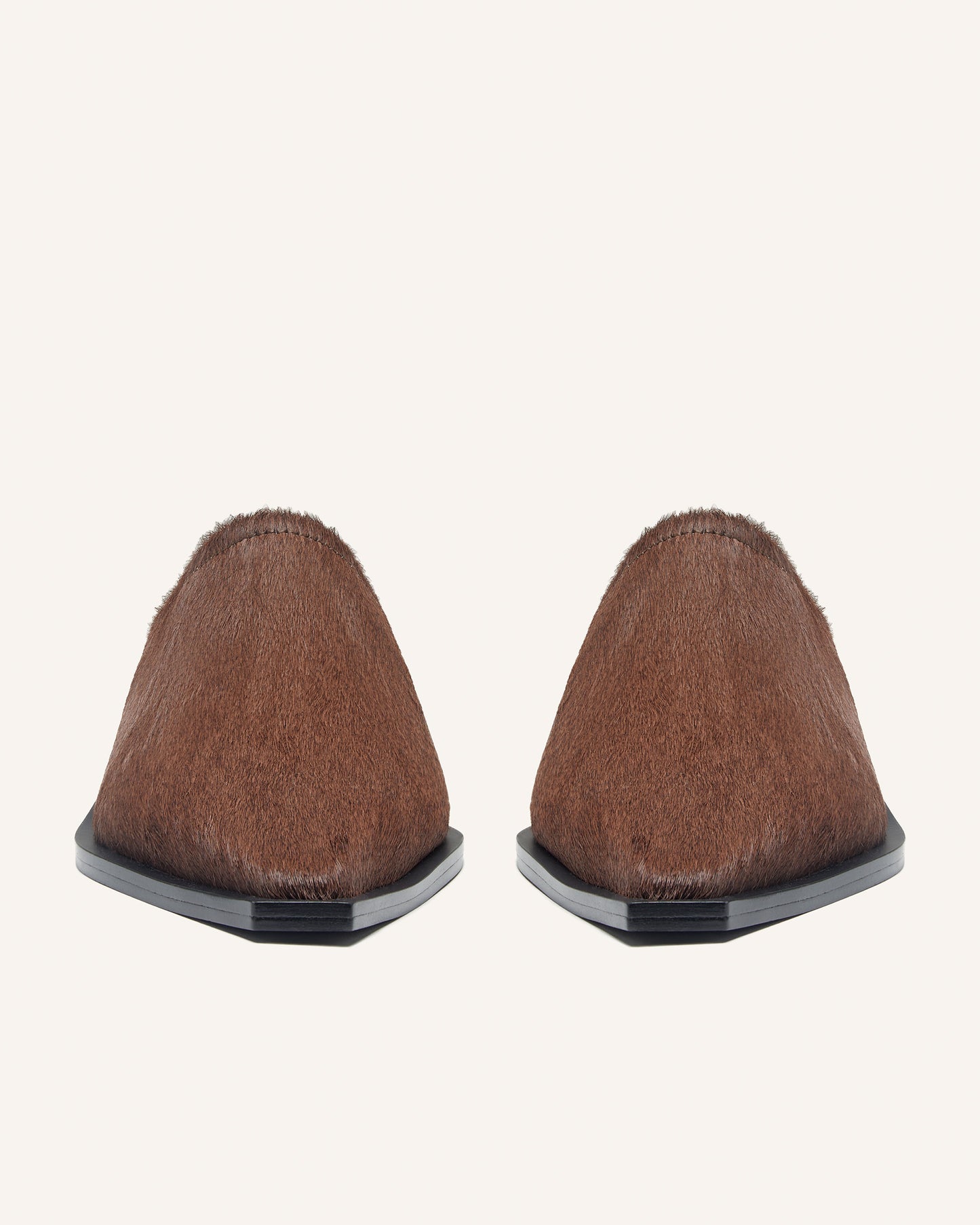 Pointed Mules Brown