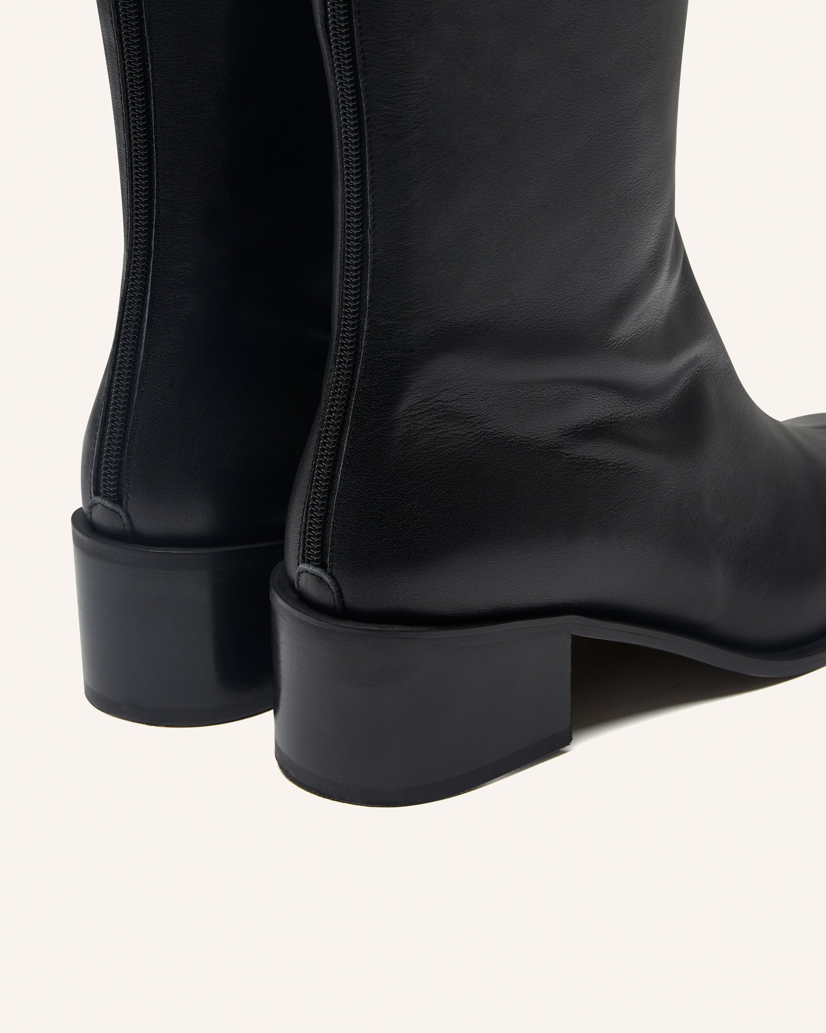Seamed Long Boots Black – Reike Nen