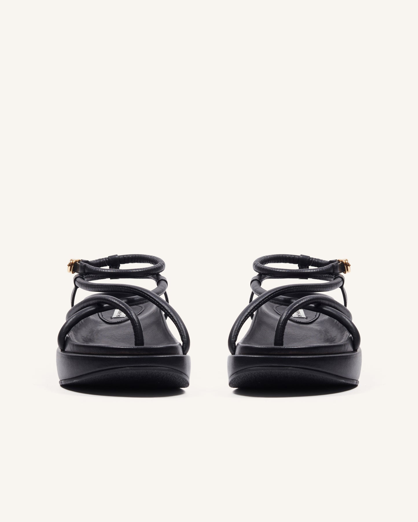 Gaji Platform Sandals Black