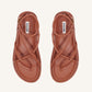 Gaji Platform Sandals Brown