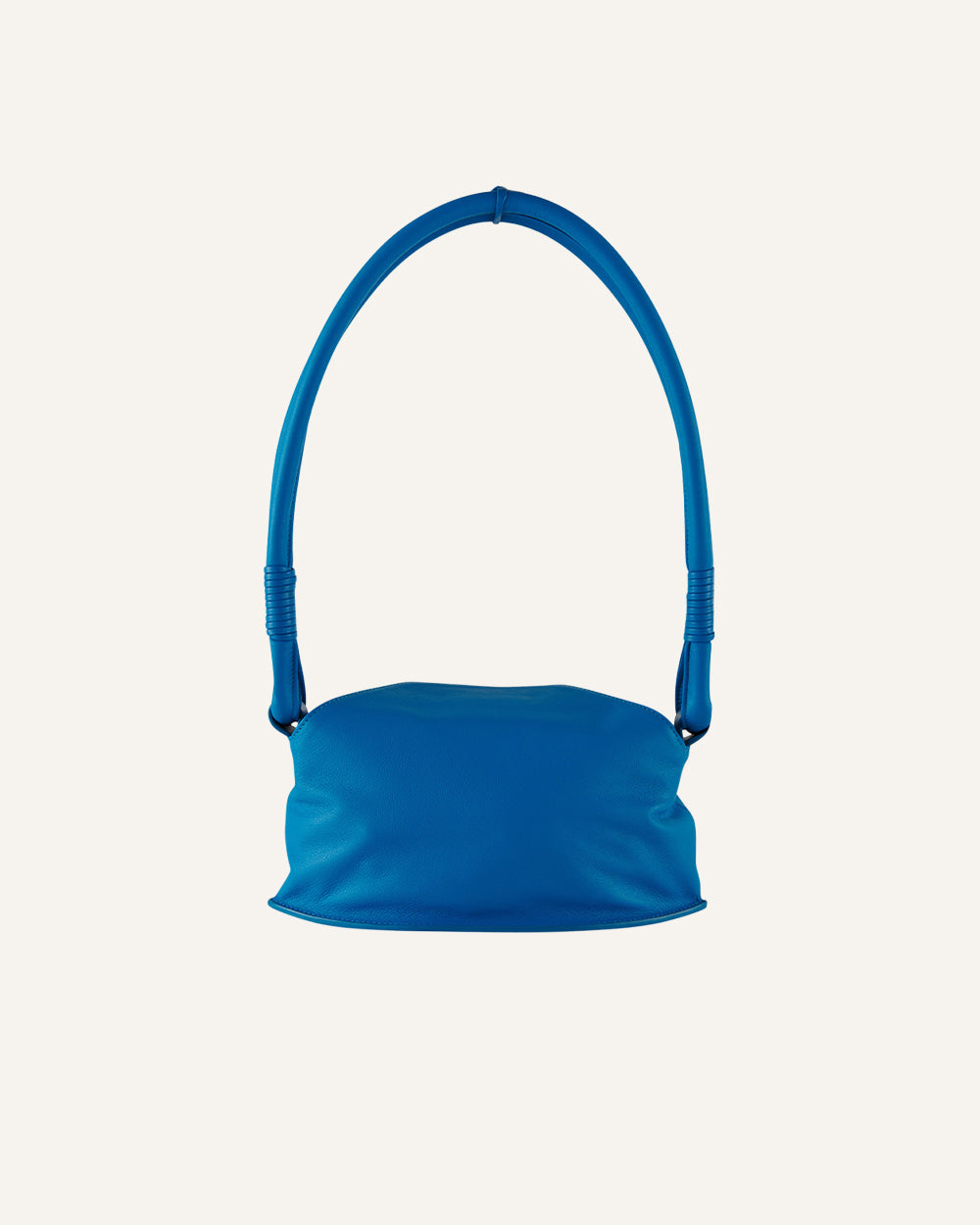 Tube Shoulder Flap Bag Blue