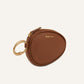 Oval Coin Purse Brown